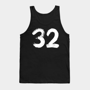 Number 32 Tank Top